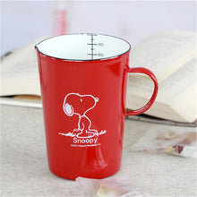 Load image into Gallery viewer, Large-capacity Japanese-style coffee mug roasted enamel cup with pull-out foam high-value with scale 1000ml large capacity mk38