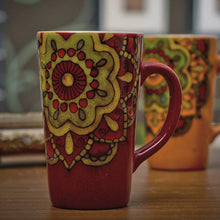 Load image into Gallery viewer, European and American pop creative glass ceramic high-capacity literary retro mugs office home coffee cup